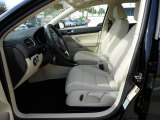 2012 Volkswagen Jetta TDI SportWagen Cornsilk Beige Interior