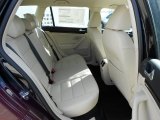 2012 Volkswagen Jetta TDI SportWagen Cornsilk Beige Interior