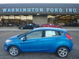 2012 Blue Candy Metallic Ford Fiesta SES Hatchback #55956685