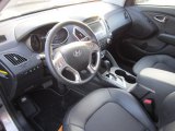 2011 Hyundai Tucson GLS AWD Black Interior