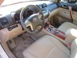 2010 Toyota Highlander Limited 4WD Sand Beige Interior