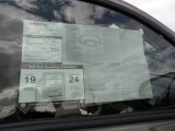 2012 Toyota Tacoma Prerunner Double Cab Window Sticker