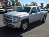 2012 Silver Ice Metallic Chevrolet Silverado 1500 LT Extended Cab 4x4 #55956901
