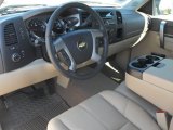 2012 Chevrolet Silverado 1500 LT Crew Cab Light Cashmere/Dark Cashmere Interior