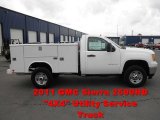 2011 Summit White GMC Sierra 2500HD Work Truck Regular Cab 4x4 Utility #56014232