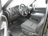 2012 GMC Sierra 3500HD SLE Extended Cab 4x4 Dually Ebony Interior