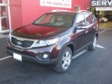 2012 Dark Cherry Kia Sorento EX V6 #56013888