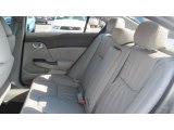 2012 Honda Civic EX-L Sedan Gray Interior