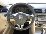 2012 Volkswagen Passat 2.5L SE Steering Wheel