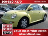 2000 Yellow Volkswagen New Beetle GLX 1.8T Coupe #56014187