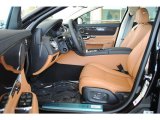 2012 Jaguar XJ XJL Supercharged London Tan/Jet Interior