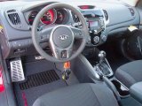 2012 Kia Forte Koup SX Black Interior