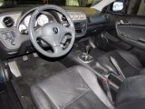 2002 Acura RSX Sports Coupe Ebony Black Interior