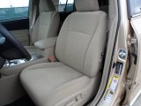 2012 Toyota Highlander V6 Sand Beige Interior