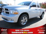 2012 Bright Silver Metallic Dodge Ram 1500 Express Quad Cab #56013611