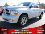 2012 Bright Silver Metallic Dodge Ram 1500 Express Quad Cab #56013608