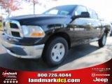 2011 Brilliant Black Crystal Pearl Dodge Ram 1500 SLT Crew Cab #56013591