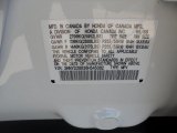 2008 Acura MDX Sport Info Tag