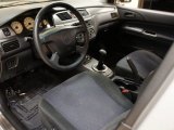 2003 Mitsubishi Lancer OZ Rally Black Interior