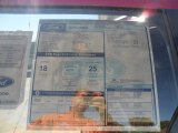 2012 Ford Explorer FWD Window Sticker