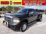 2005 Black Dodge Ram 3500 Laramie Quad Cab 4x4 Dually #56087429