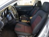 2006 Mazda MAZDA3 s Touring Sedan Black/Red Interior