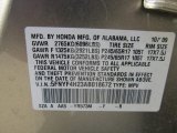 2010 Pilot Color Code for Mocha Metallic - Color Code: YR573M