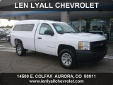 2008 Summit White Chevrolet Silverado 1500 Work Truck Regular Cab 4x4 #56086977