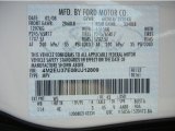 2008 Mountaineer Color Code for White Suede - Color Code: WS