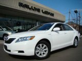 2008 Super White Toyota Camry Hybrid #5609812