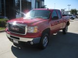 2011 Fire Red GMC Sierra 2500HD SLE Extended Cab 4x4 #56087327