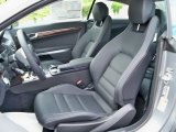 2012 Mercedes-Benz E 550 Coupe Black Interior