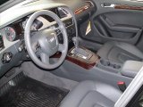 2012 Audi A4 2.0T quattro Sedan Black Interior