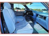 1995 Dodge Ram 2500 Laramie Extended Cab Commercial Blue Interior