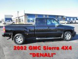 2002 Onyx Black GMC Sierra 1500 Denali Extended Cab 4WD #56087529