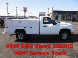 2009 GMC Sierra 2500HD Work Truck Regular Cab 4x4 Chassis Commercial Utility