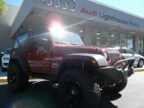 2010 Red Rock Crystal Pearl Jeep Wrangler Sport 4x4 #56156612
