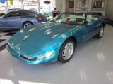 1993 Bright Aqua Metallic Chevrolet Corvette Convertible #56156431