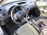 2009 Subaru Impreza 2.5i Wagon Carbon Black Interior