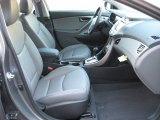 2012 Hyundai Elantra Limited Gray Interior