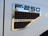 2008 Ford F250 Super Duty XL SuperCab 4x4 Marks and Logos