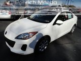 2012 Crystal White Pearl Mica Mazda MAZDA3 i Sport 4 Door #56188937