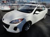 2012 Crystal White Pearl Mica Mazda MAZDA3 i Sport 4 Door #56188936