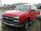 2006 Sport Red Metallic Chevrolet Silverado 1500 LS Extended Cab 4x4 #56189381