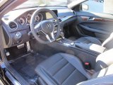 2012 Mercedes-Benz C 350 Coupe Black Interior