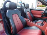 1999 Mercedes-Benz SLK 230 Kompressor Roadster Salsa Red Interior