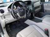2010 Honda Pilot EX-L Gray Interior