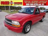 1998 Bright Red Chevrolet S10 LS Regular Cab #56189315