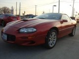 Sunset Orange Metallic Chevrolet Camaro in 2001