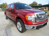 2011 Red Candy Metallic Ford F150 Lariat SuperCrew 4x4 #56189061